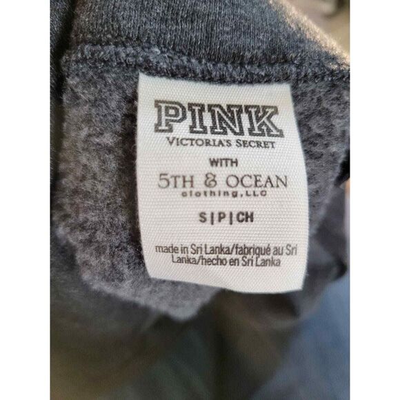 Pitt Pittsburgh Panthers Victoria Secret PINK Fleece Gray Sweater/pants Small - Picture 5 of 10